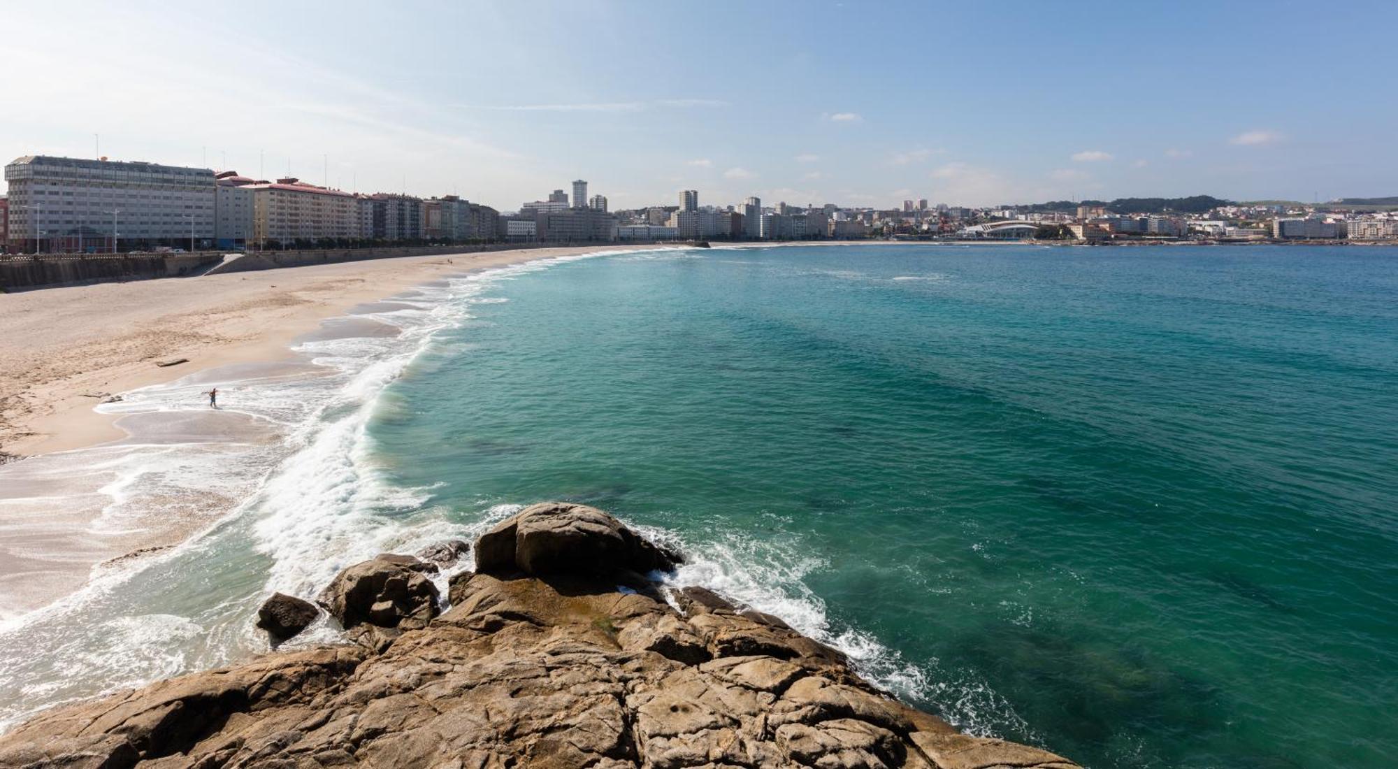 Lujoso Apartamento Centro A 3 Minutos De La Playa A Coruna Luaran gambar